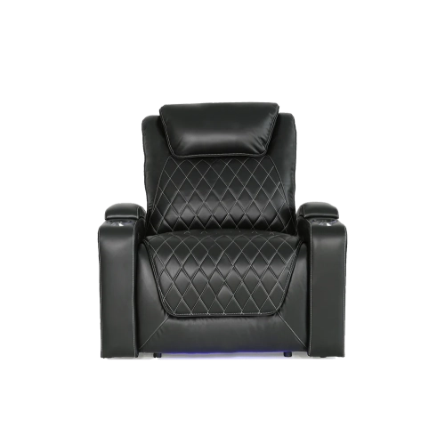 Valencia Oslo XL Home Theater Seating | Premium Top Grain Italian Nappa 11000 Leather, Power Headrest, Extra Space, 400 lbs Capacity