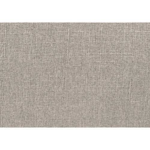 Monarch Fabric Armless Accent Chair - Taupe