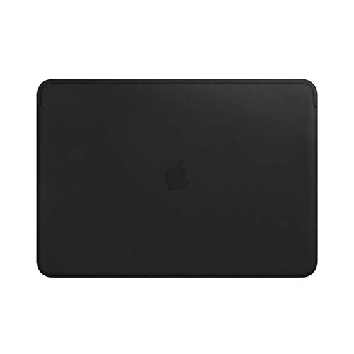 Apple - Leather Sleeve for 15-Inch MacBook - Black