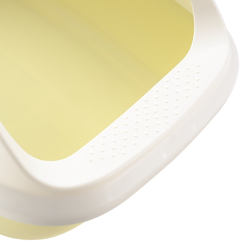 Strong Material Cat Toilet open Cat Litter Box Cat Litter Tray Matcha