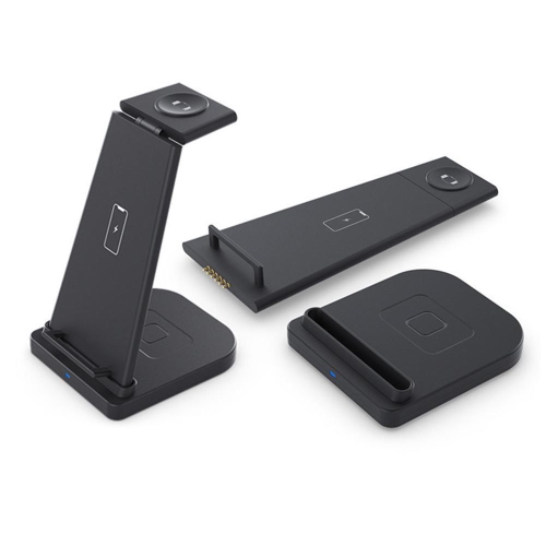Chargeur sans fil avec station de chargement rapide 3-en-1 pour produits SP d’Apple