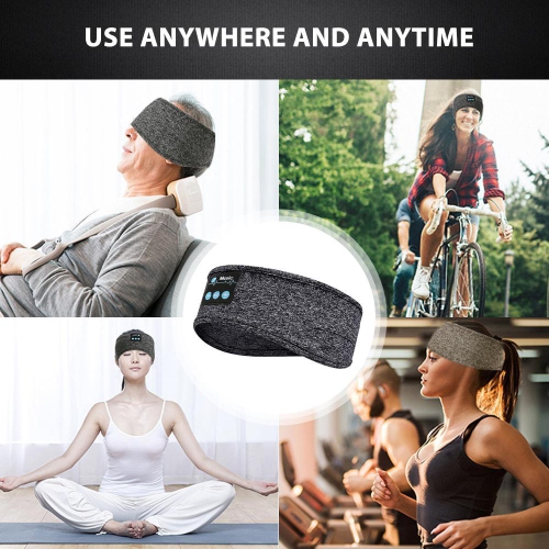 Wireless Music Bluetooth Headband Running Sleep Portable Earphone SP