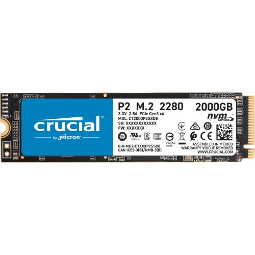 Crucial P2 2TB PCIe M.2 2280SS SSD