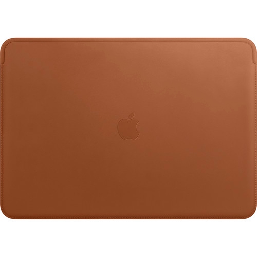 Apple - Leather Sleeve for 15-Inch MacBook - Brown