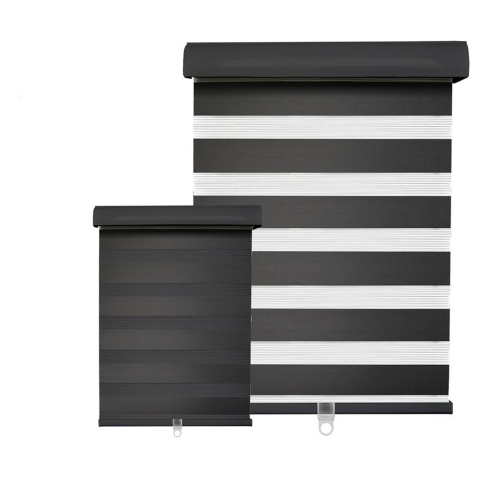 Image 1 of 3.. Hauz 5284BLKCD - 52 '' X 84 '' Alternate Blinds Window Shade, Cordless, Black