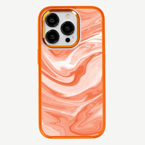 CASECO  Magsafe Iphone 14 Pro Max Swirl Case In Orange