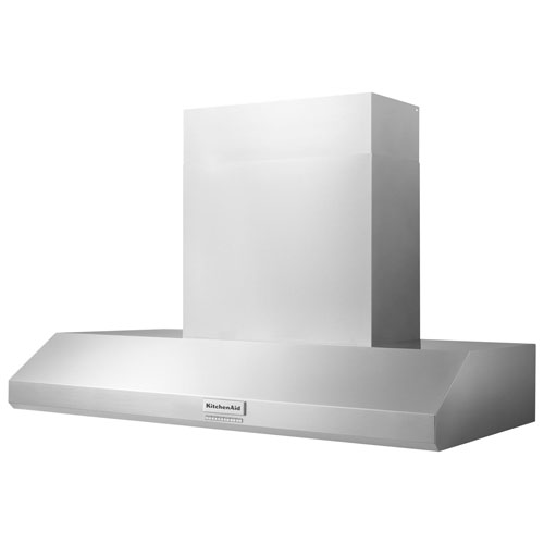 KitchenAid 48" Wall Mount Chimney Range Hood - Stainless Steel
