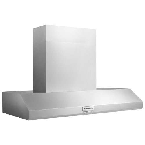 KitchenAid 48" Wall Mount Chimney Range Hood - Stainless Steel