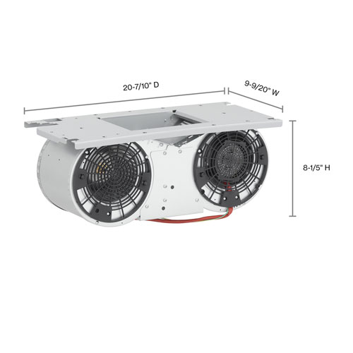 Ventilateur interne de 1170 pi³/min de KitchenAid - Acier inoxydable
