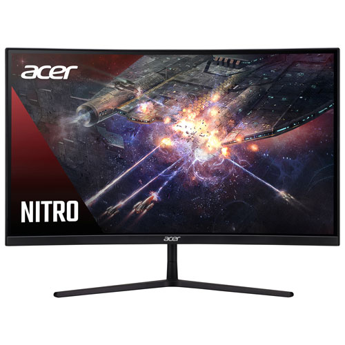 Acer 31.5" 1440p WQHD 165Hz 1ms GTG Curved VA LED FreeSync Gaming Monitor - Black