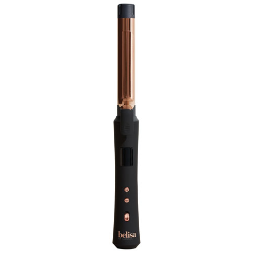 Belisa by Lunata Cordless 1" Titanium Curling Iron (UB005B) - Black