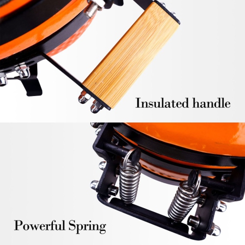 London Sunshine Ceramic Kamado Charcoal BBQ Griller - 13 inch Cadet Series