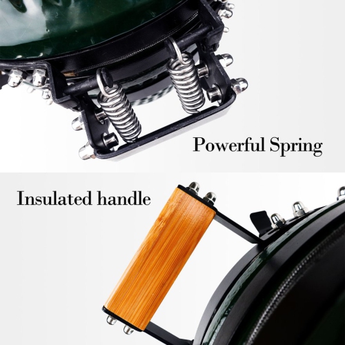 London Sunshine Ceramic Kamado Charcoal BBQ Griller - 13 inch Cadet Series