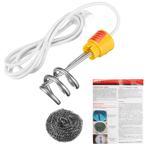 ISTAR 1500W Swimming Pool Water Heater Quick Heater Suspension Electric Heating Rod for Inflatable Tub Travel Camping