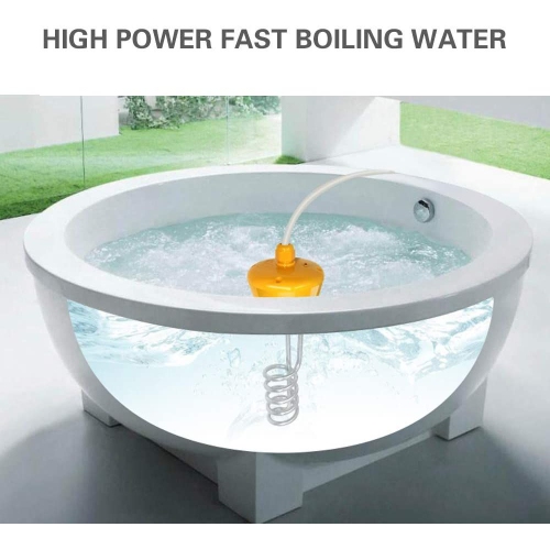 ISTAR 1500W Swimming Pool Water Heater Quick Heater Suspension Electric Heating Rod for Inflatable Tub Travel Camping