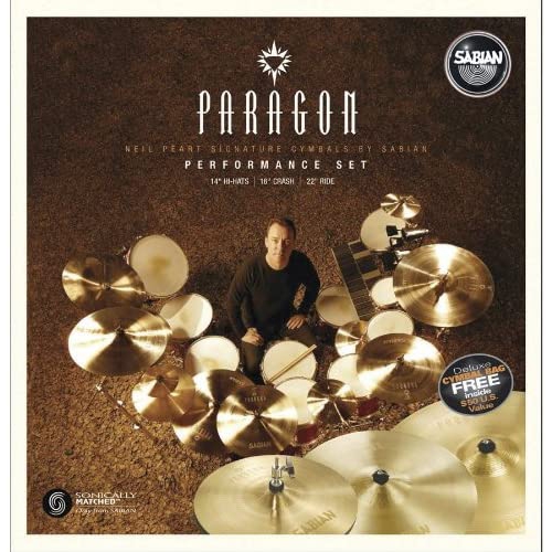 SABIAN Paragon Neil Peart Performance Cymbal Set Made In Canada