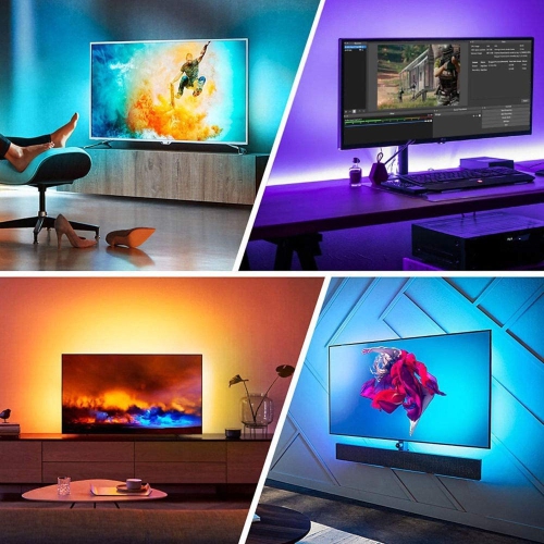 USB Powered LED Light Strip for TV Backlight with Bluetooth