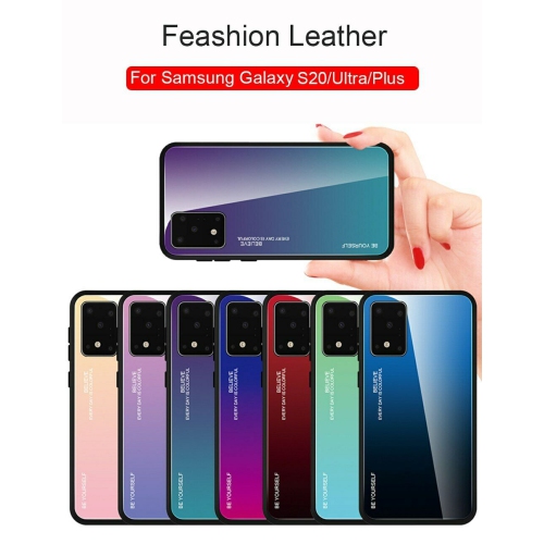 Étui en verre trempé gradient pour Galaxy A71 de Samsung