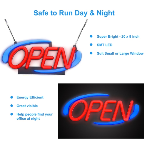 Super Bright SMT LED Open Sign Electronic Display