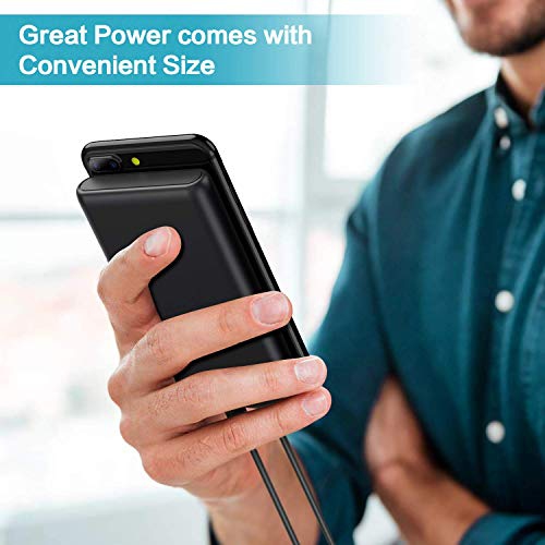 Portable Charger Power Bank 26800mAh Upgraded Ultra-High Capacity External Battery Packs with 4 LED Indicator 2 Output Ports