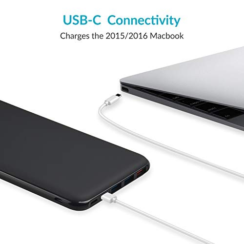 PD Power Bank, 26800mAh 18W USB C Portable Charger Power Delivery Quick Charge External Battery Pack with 3 Inputs & 4