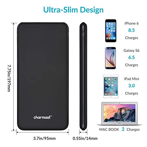 PD Power Bank, 26800mAh 18W USB C Portable Charger Power Delivery Quick Charge External Battery Pack with 3 Inputs & 4