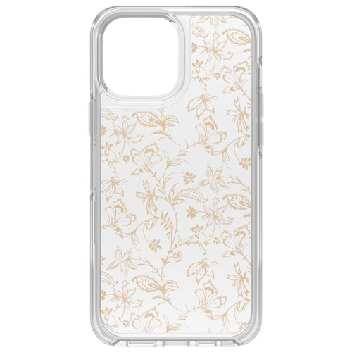 OtterBox Symmetry Fitted Hard Shell Case for iPhone 13 Pro Max - Clear/Gold
