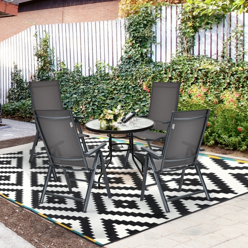 Chaise de jardin pliante Costway – Lot de 4