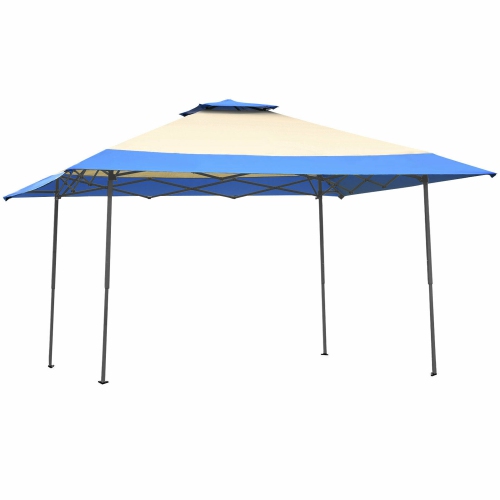 Gymax 13' x 13' Folding Patio Pop-up Gazebo Canopy Tent Outdoor Shelter Shade