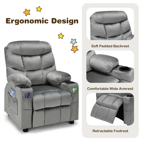 Fauteuil inclinable pour enfants Gymax