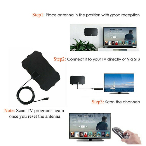 ISTAR 200 Miles Range Digital TV Antenna 1080P HD Skywire 4K Antena Digital Indoor HDTV