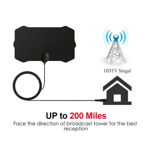 ISTAR 200 Miles Range Digital TV Antenna 1080P HD Skywire 4K Antena Digital Indoor HDTV