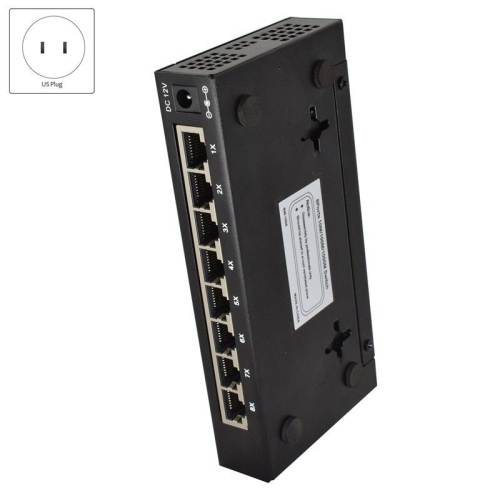 ISTAR 8-Port Gigabit Ethernet Unmanaged Switch For Home Network Hub, Office Ethernet Splitter, Plug-and-Play, Silent Operation, Desktop or Wall Mount