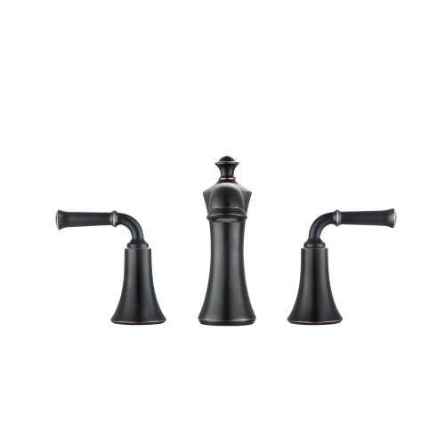 Ancona Peonia Series Widespread Bathroom Faucet in Oil Rubbed Bronze