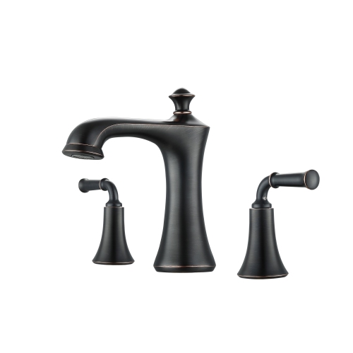 Ancona Peonia Series Widespread Bathroom Faucet in Oil Rubbed Bronze