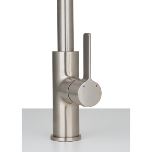 Ancona Aria Pull-Down Single Handle Dual Spray Faucet in Brushed Nickel