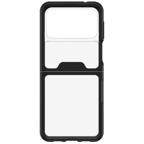OtterBox Symmetry Flex Fitted Hard Shell Case for Galaxy Flip3 - Clear/Black