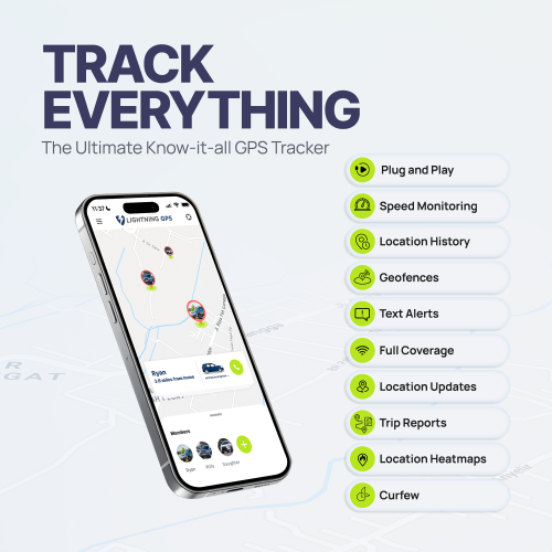 Lightning GPS OBD-II Real Time GPS Tracker for Vehicles. Car GPS Tracker Device. GPS Tracker Automotive Tracking Device for Cars. Hidden GPS Tracking