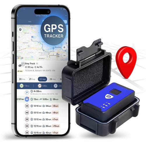 Brickhouse Security Spark Nano 7 with Magnetic Water Resistant Case for Car, Truck and Fleet Vehicle Real-Time LTE GPS Tracking-Subscription Required
