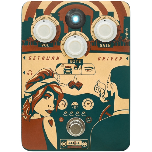 Orange Getaway Driver Overdrive Pedal