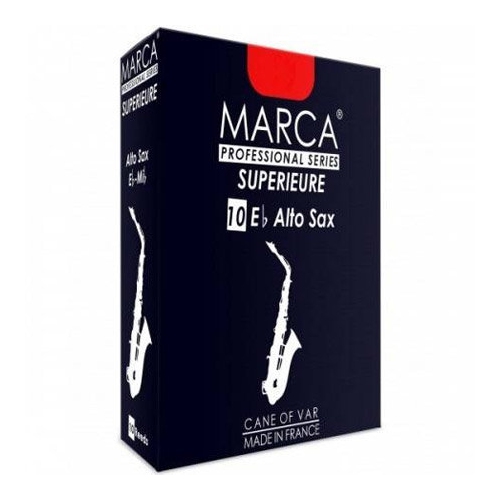 Marca Superieure Alto Saxophone Reeds - #3, 10 Box