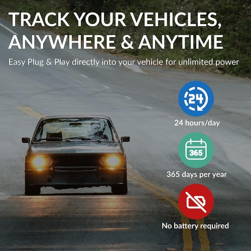 Lightning GPS GL300 GPS Tracker for Vehicles -Tracker Device for Vehicles - Fleet GPS Tracker Automotive Tracking Device - Cars Hidden GPS Tracking