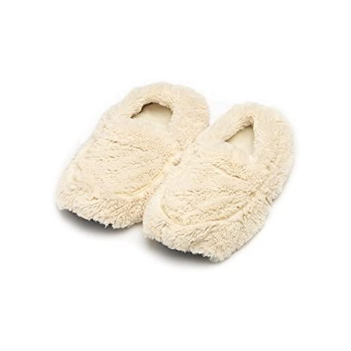 Cream Warmies Slippers