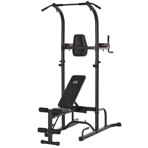 Soozier Multi Home Gym Equipment, Workout Station with Sit up