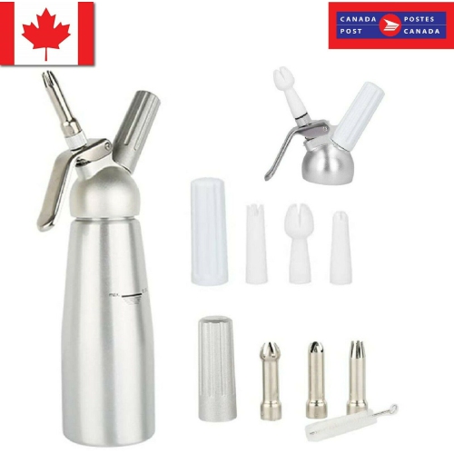 500ml Cream Whipper Whipped Dispenser Tool Whip Foamer Dessert Maker Coffee CA