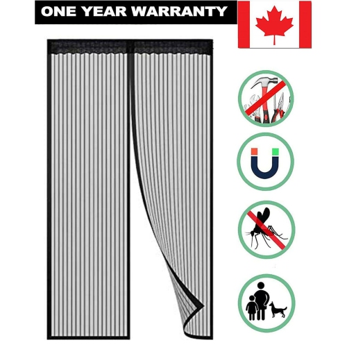 MAGIC Magnetic Insect Door Net Screen Bug Mosquito Fly Insect Mesh Guard Curtain