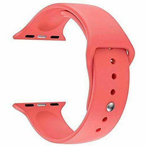 New Sports Silicone Bracelet Strap Band for iWatch Series 5 4 3 2 38/42mm in Multicolor
