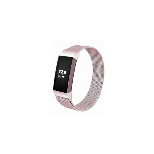 Replacement Stainless Magnet Bracelet Wrist Strap for Fitbit Charge 3 Watch Band in Multicolor