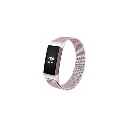 Replacement Stainless Magnet Bracelet Wrist Strap for Fitbit Charge 3 Watch Band in Multicolor