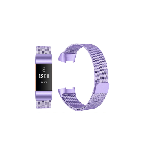 Replacement Stainless Magnet Bracelet Wrist Strap for Fitbit Charge 3 Watch Band in Multicolor